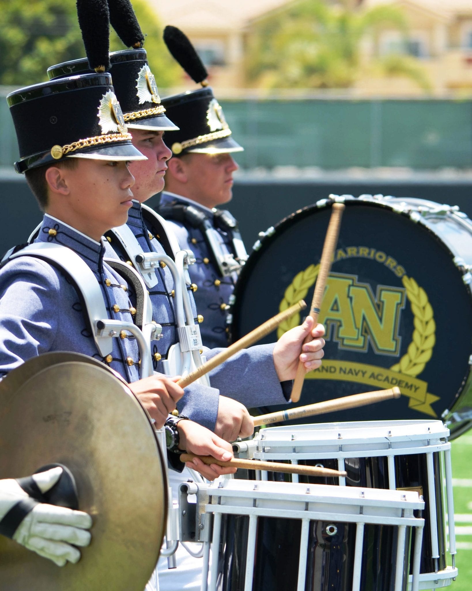 High school marching band in Carlsbad, California