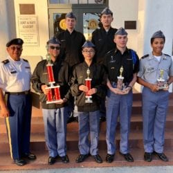 Cadets Win 7 Trophies in Regional JROTC Drill Competition