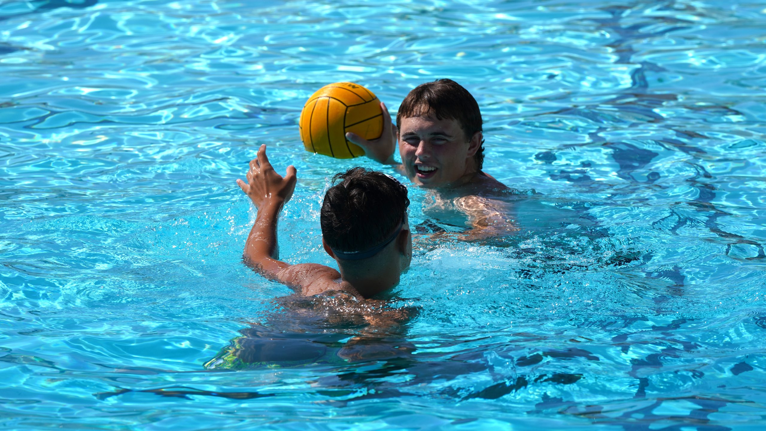 Water Polo Player Shooting Drill