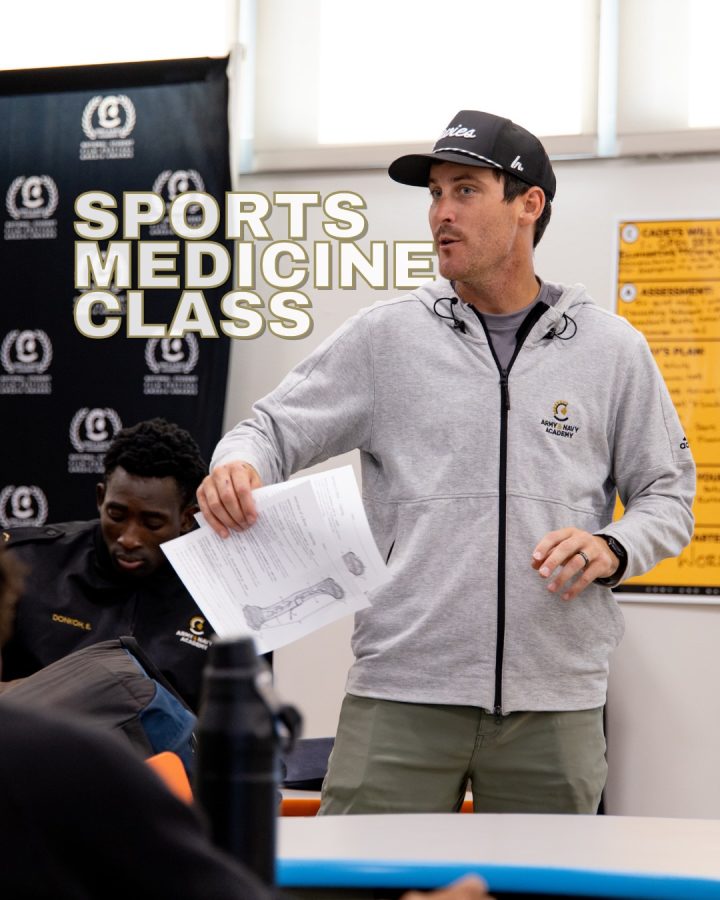 Sports Medicine is one of the many offerings of courses we have here at Army and Navy Academy. A popular course among our student-athletes,…