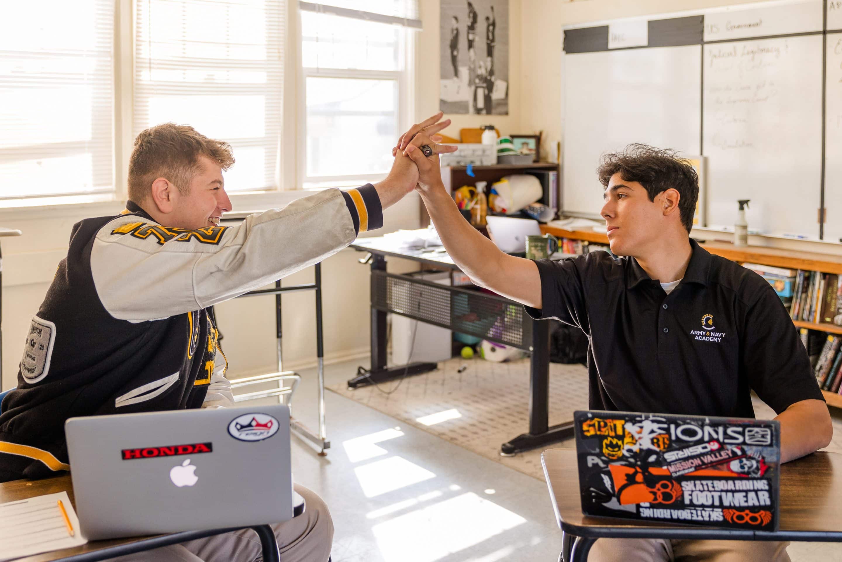 teacher teaching the student